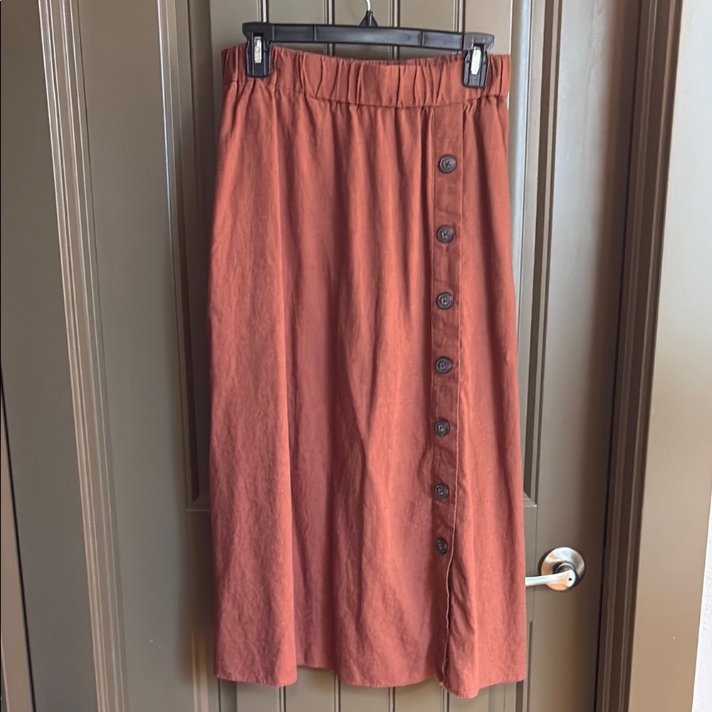 Madewell Rust Skirt Size Small